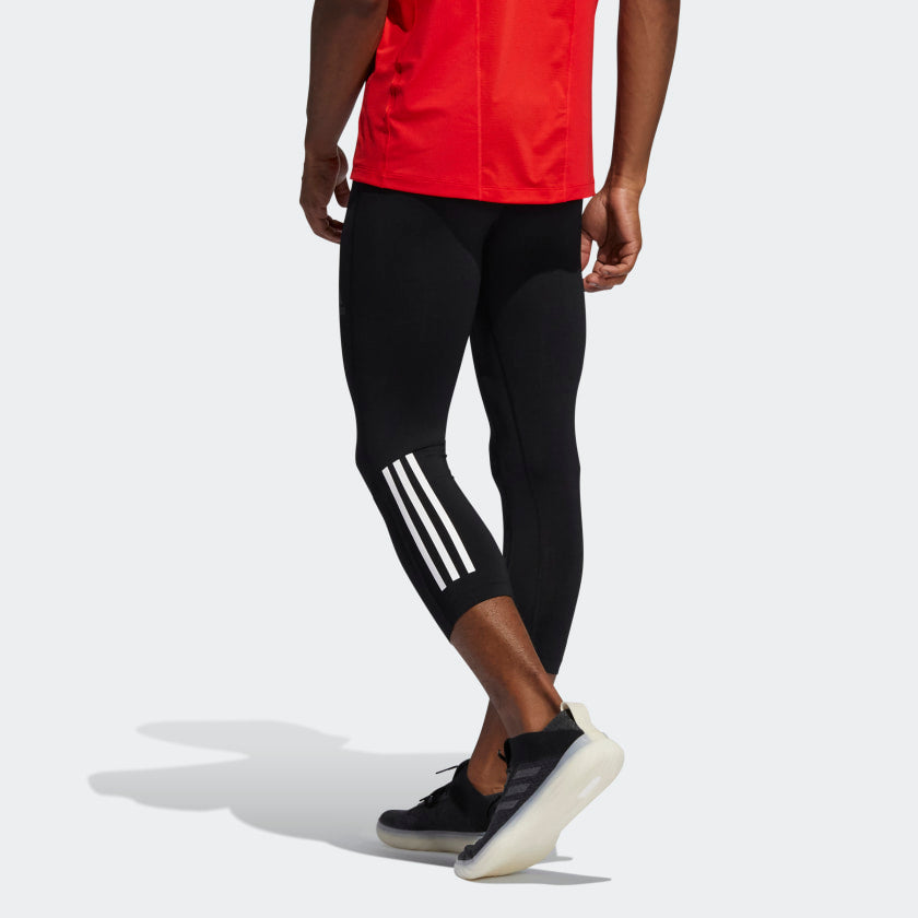 AA-R13 (Adidas techfit 3/4 tights 3 stripes black/white) 12293070 ADIDAS