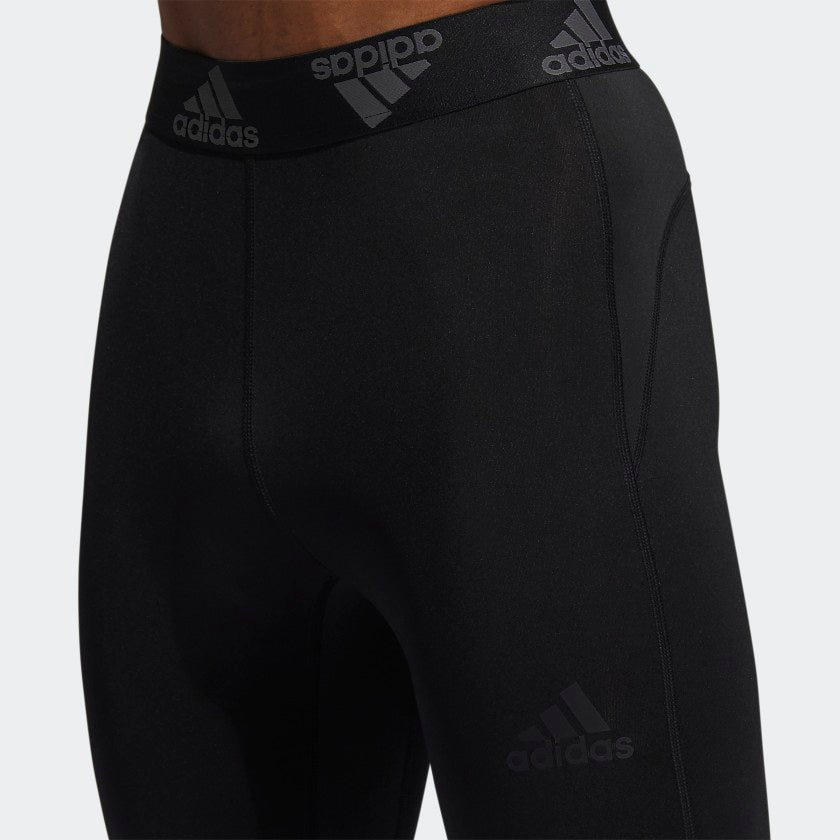 AA-R13 (Adidas techfit 3/4 tights 3 stripes black/white) 12293070 ADIDAS