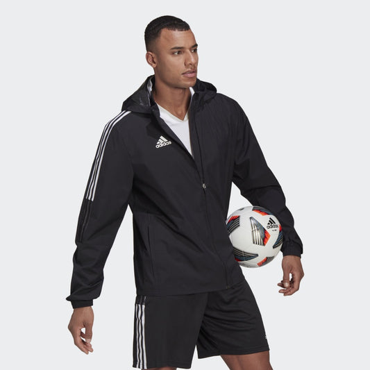 AA-H12 (Adidas tiro 21 all weather jacket black/white) 102197675 ADIDAS