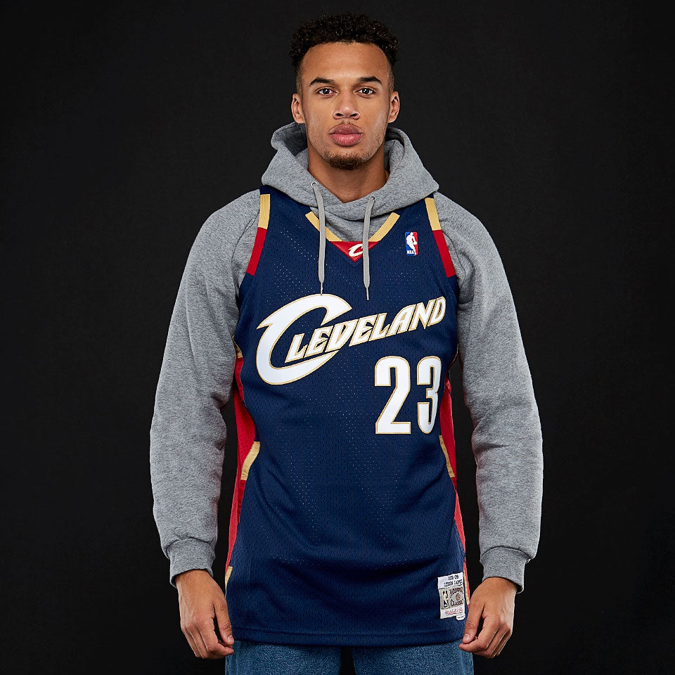 MNA-K15 (Swingman jersey cavs #23Lebron James 08-09 alt navy) 102198260 MITCHELL AND NESS