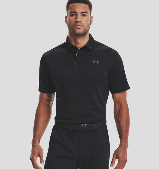 UAA-R11 (Under armour mens tech polo black/graphite) 22493043