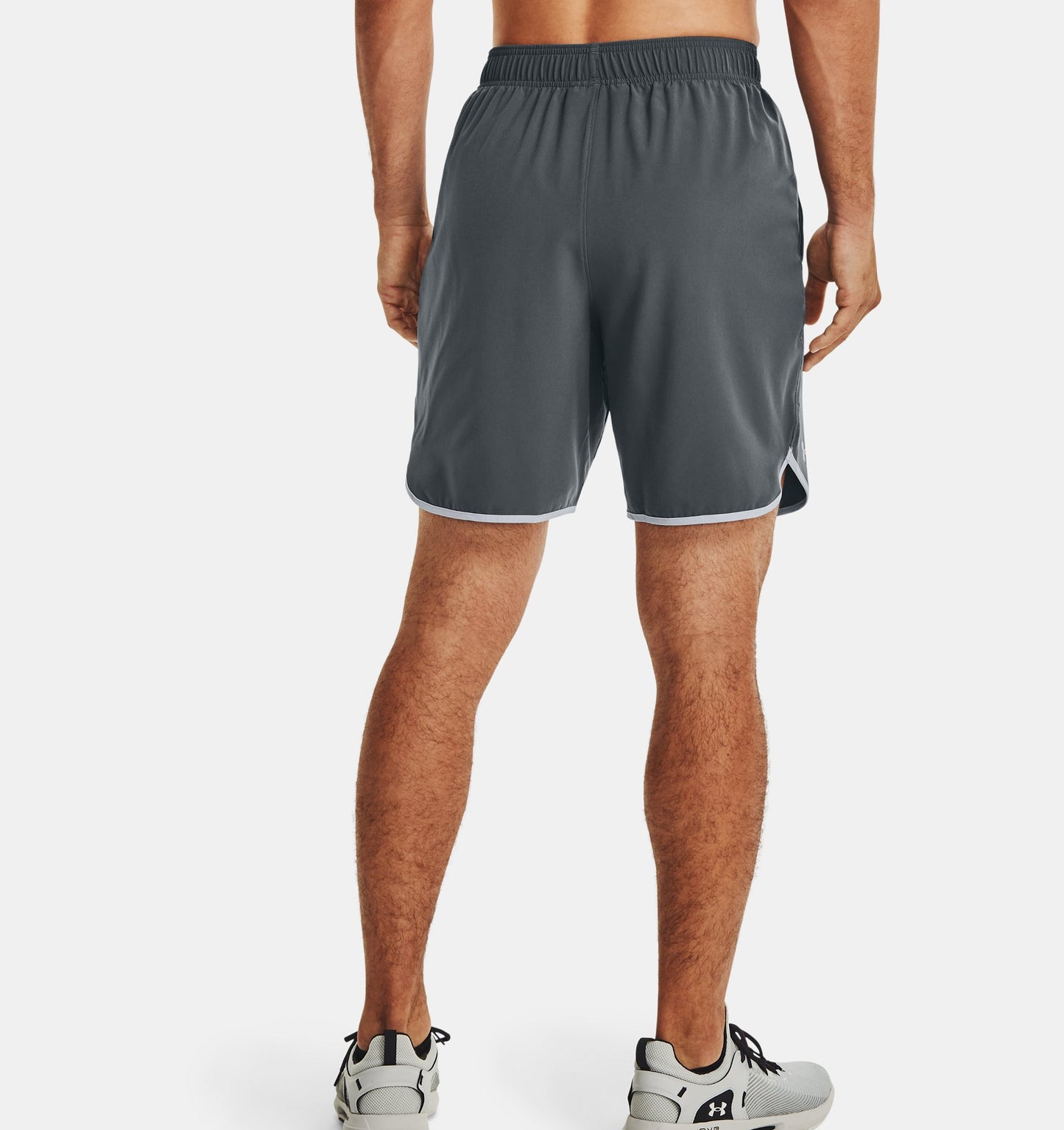 UAA-R7 (Mens woven train shorts pitch gray/mod gray) 52292608 UNDER ARMOUR