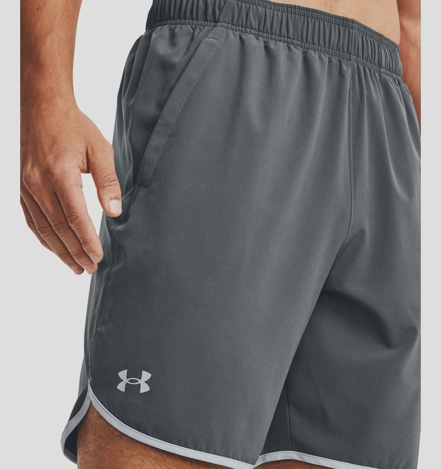 UAA-R7 (Mens woven train shorts pitch gray/mod gray) 52292608 UNDER ARMOUR