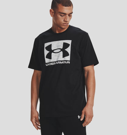 UAA-C12 (Under armour mens ABC camo boxed logo short sleeve tee black) 22492173