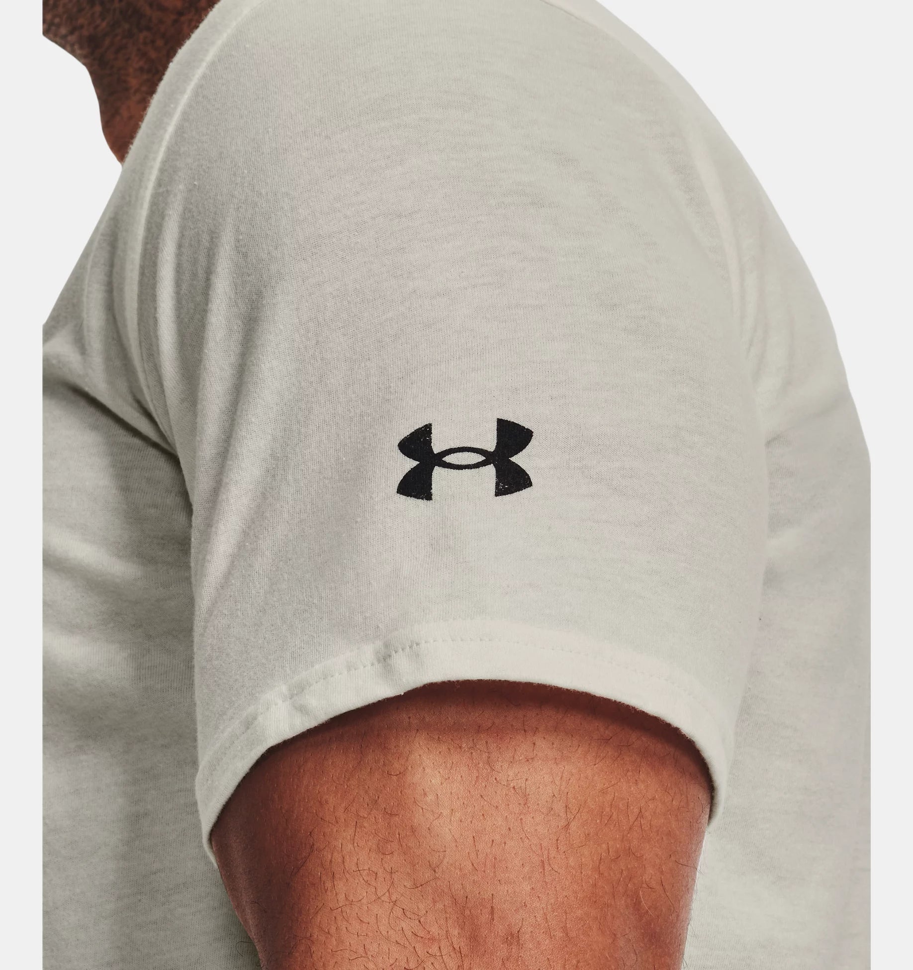 UAA-H9 (Under armour mens project rock brahma bull short sleeve tee ivory/black) 32292173 UNDER ARMOUR