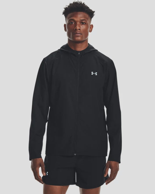 UAA-V8 (Under armour storm run hooded jacket black/reflective) 122295652 UNDER ARMOUR