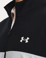 UAA-Y7 (Mens storm mid layer full zip jacket black/jet gray/white) 72296521 UNDER ARMOUR