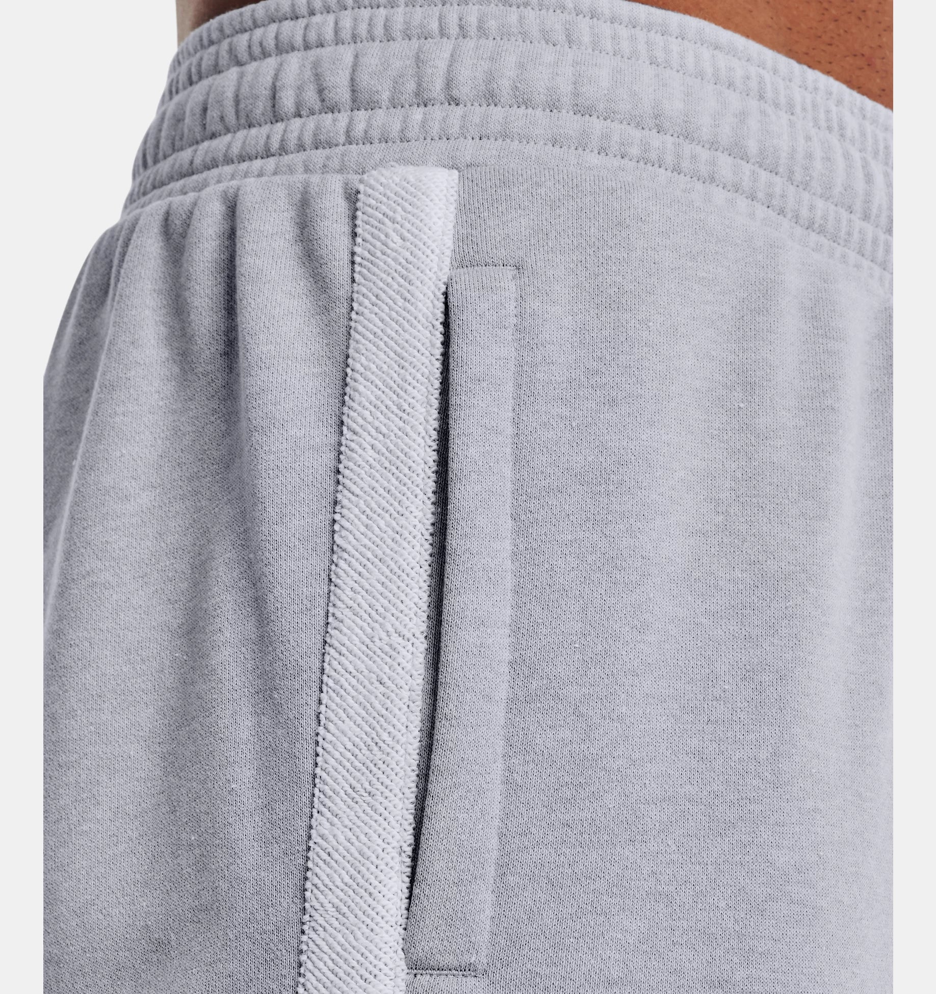 UAA-A8 (Mens project rock heavyweight terry pant mod gray/medium heather/academy) 72295217 UNDER ARMOUR