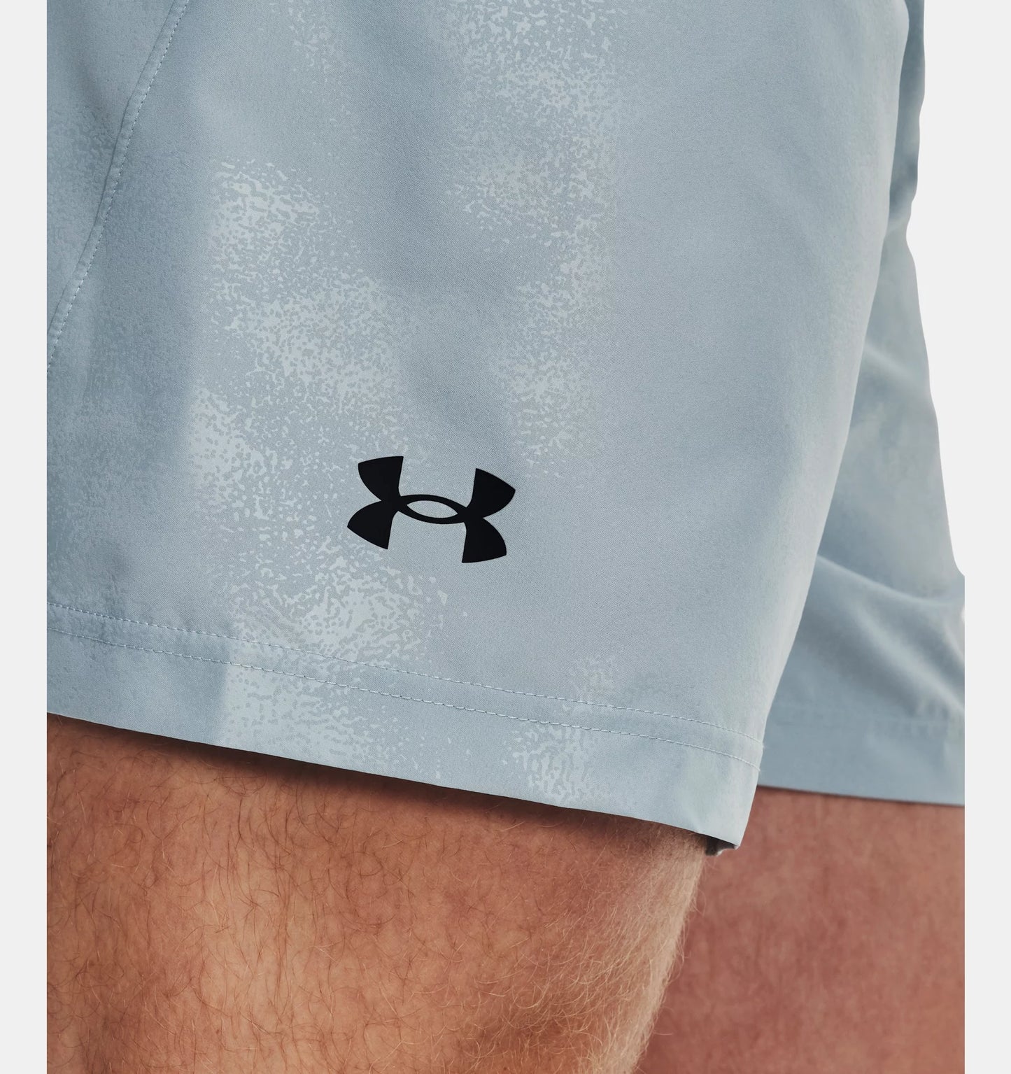 UAA-J9 (Under armour mens woven emboss shorts harbour blue/black) 32292608 UNDER ARMOUR