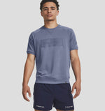 UAA-O10 (Under armour mens project rock terry gym top hushed blue) 82393913