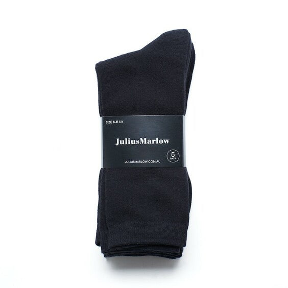 JMA-A (Plain sock 5 pack black) 62291304