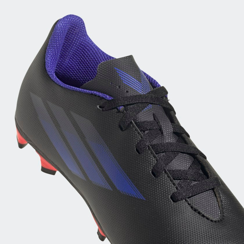 A-D63 (X speedflow.4 flexible ground cleats boots black/sonic ink/solar yellow) 12293609 ADIDAS