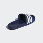 A-C54 (Adilette comfort slide dark blue/white) 1199815 - Otahuhu Shoes