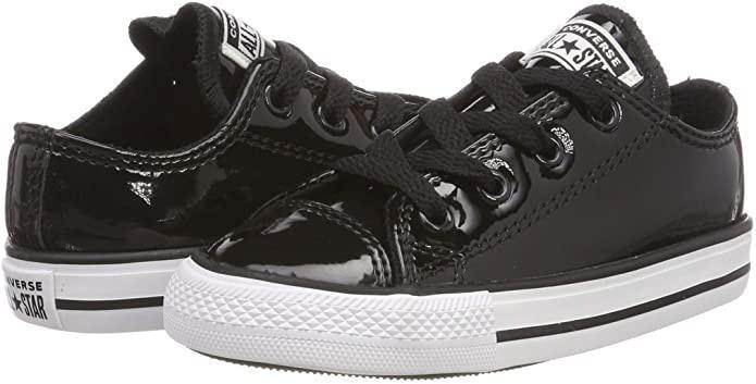 CT-C31 (INF CT LACE PATENT BLK) 101893100 - Otahuhu Shoes