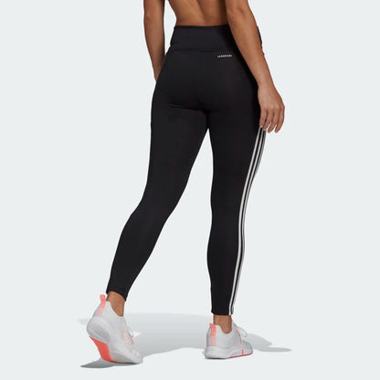 AA-V14 (Adidas designed to move high rise 3-stripes 7/8 sport tights black/white)  72293585 ADIDAS