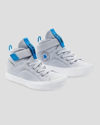 CT-B34 (Kid ct superplay hi gravel/digital blue/white) 12194360 - Otahuhu Shoes