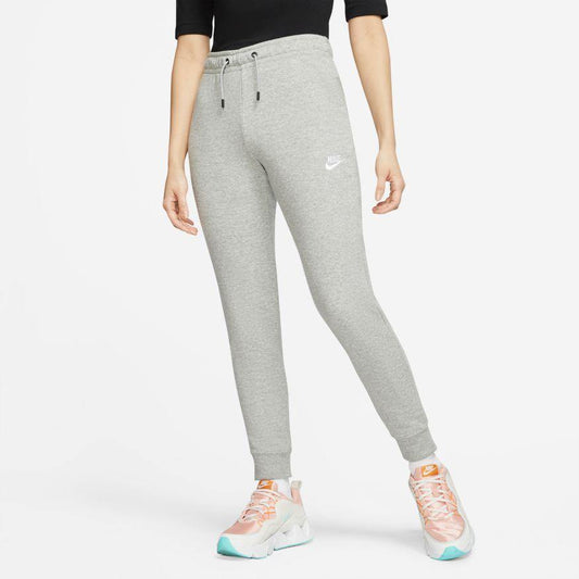 NA-G28 (W nsw essential pant tight fleece mr dark heather/grey/white) 12194092 - Otahuhu Shoes