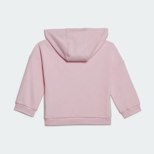 AA-B20 (Adidas hooded fleece tracksuit clear pink/heather grey) 32294605 ADIDAS