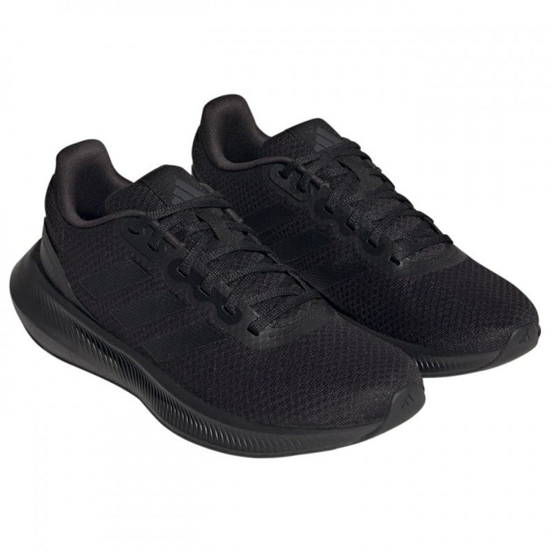 A-G67 (Adidas women's runfalcon 3.0 black/carbon) 92395292