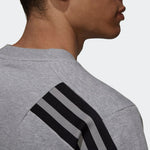 AA-I12 (Sportswear future icons 3-stripes sweatshirt medium grey heather/black) 102194605 ADIDAS