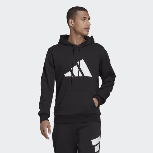 AA-V11 (M futures icon logo graphic hoodie black/white) 82195115 ADIDAS