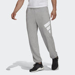 AA-Z11 (Sportswear future icons logo graphic pants medium heather grey/white) 102195115 ADIDAS