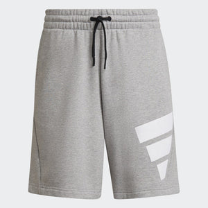 AA-E13 (Sportswear future icons logo graphic shorts medium heather grey/white) 112193585 ADIDAS