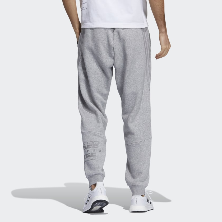 AA-L11 (M sportswear 3-stripe word sweat pants medium grey heather) 82195115 ADIDAS