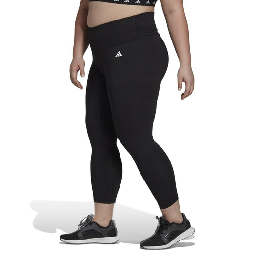 AA-H22 (Adidas training essentials high waisted 7/8 leggings plus size black/white) 102393370