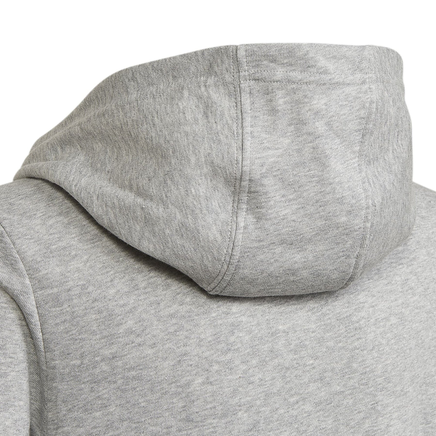 AA-C15 (Adidas kids colour block full zip hoodie medium heather gray/white/black) 72293840 ADIDAS