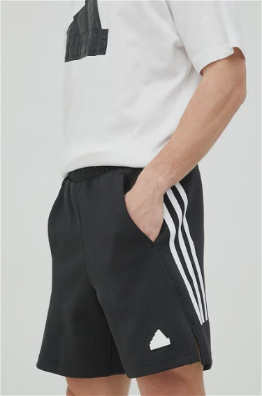 AA-K22 (Adidas future icons 3-stripes shorts black/white) 102393370