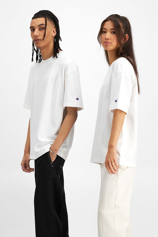 CA-T11 (Champion heritage new script tee white/white) 72392603 CHAMPION