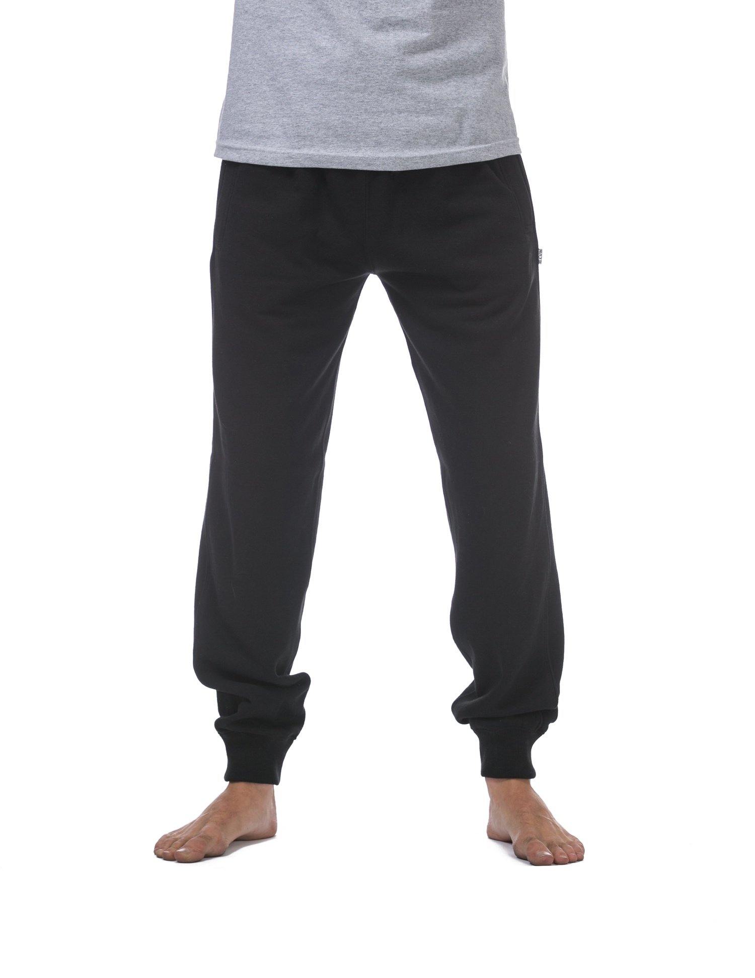 PC-G1(PRO CLUB Jogger Fleece Long Pants-Black) - Otahuhu Shoes