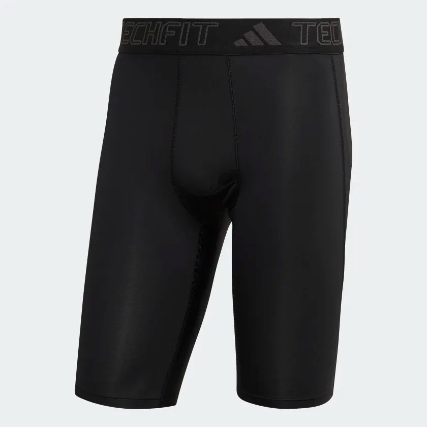 AA-N15 (Adidas mens techfit training short tights black/reflective silver) 82292305 ADIDAS