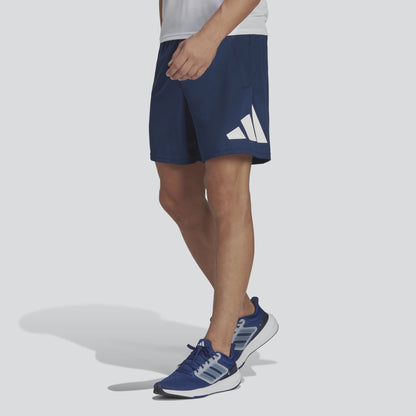 AA-O18 (Adidas train essentials logo training shorts dark blue/white) 22392560 ADIDAS