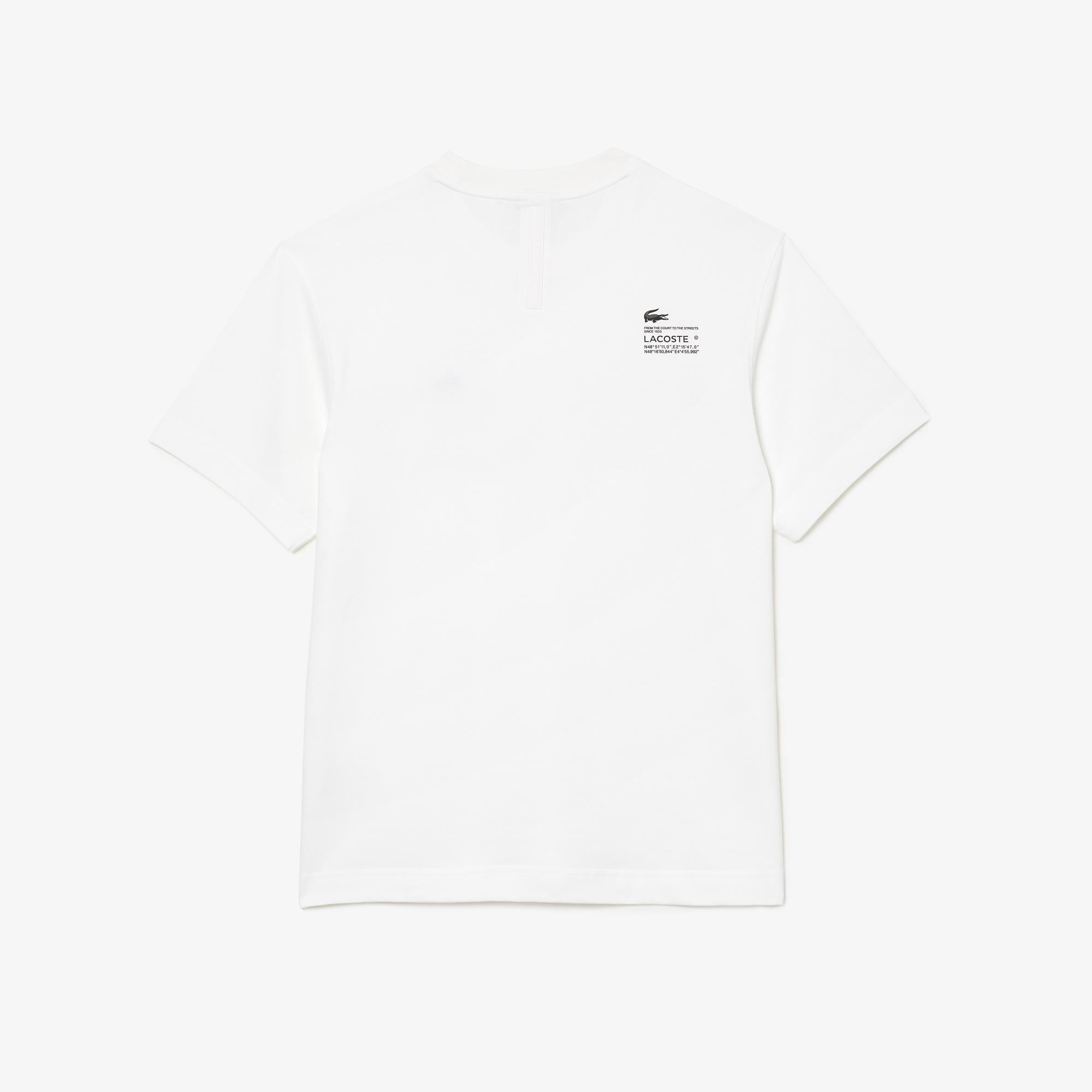LCA-B15 (Lacoste active sailing t-shirt white) 22396087 LACOSTE