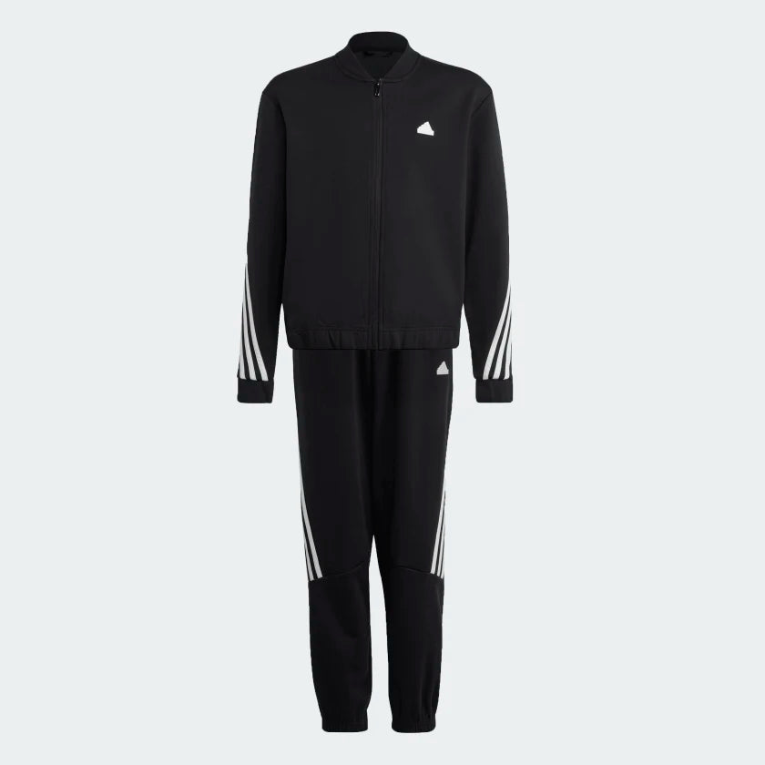 AA-C20 (Adidas future icons 3 stripes tracksuit black/white) 32297165 ADIDAS