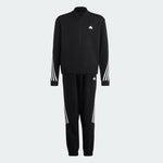 AA-C20 (Adidas future icons 3 stripes tracksuit black/white) 32297165 ADIDAS