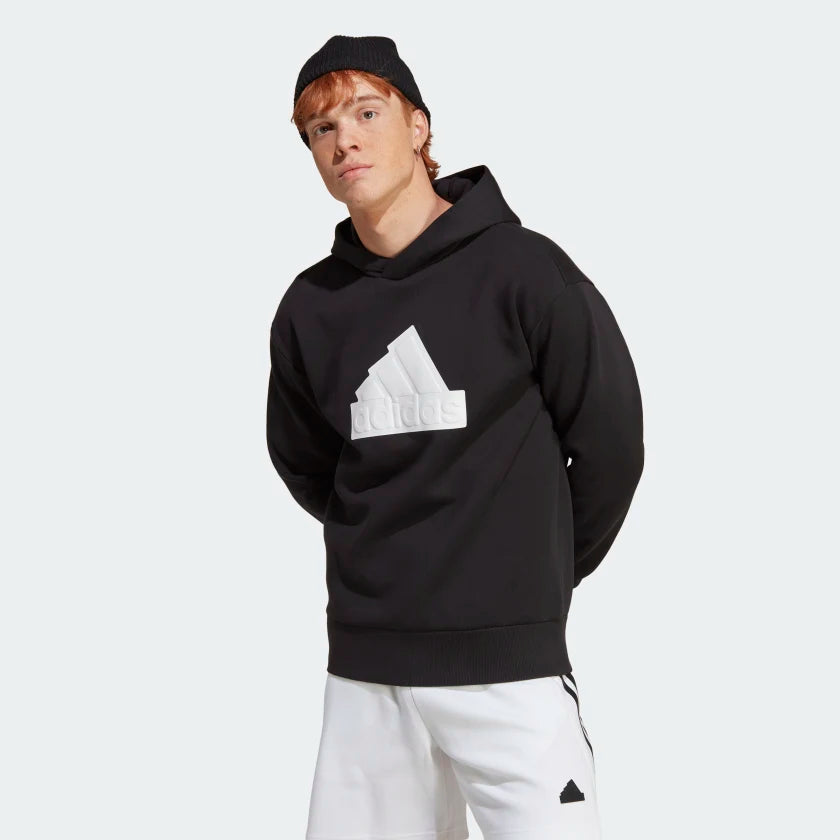 AA-V19 (Adidas future icons badge of sport hoodie black/white) 32295630 ADIDAS