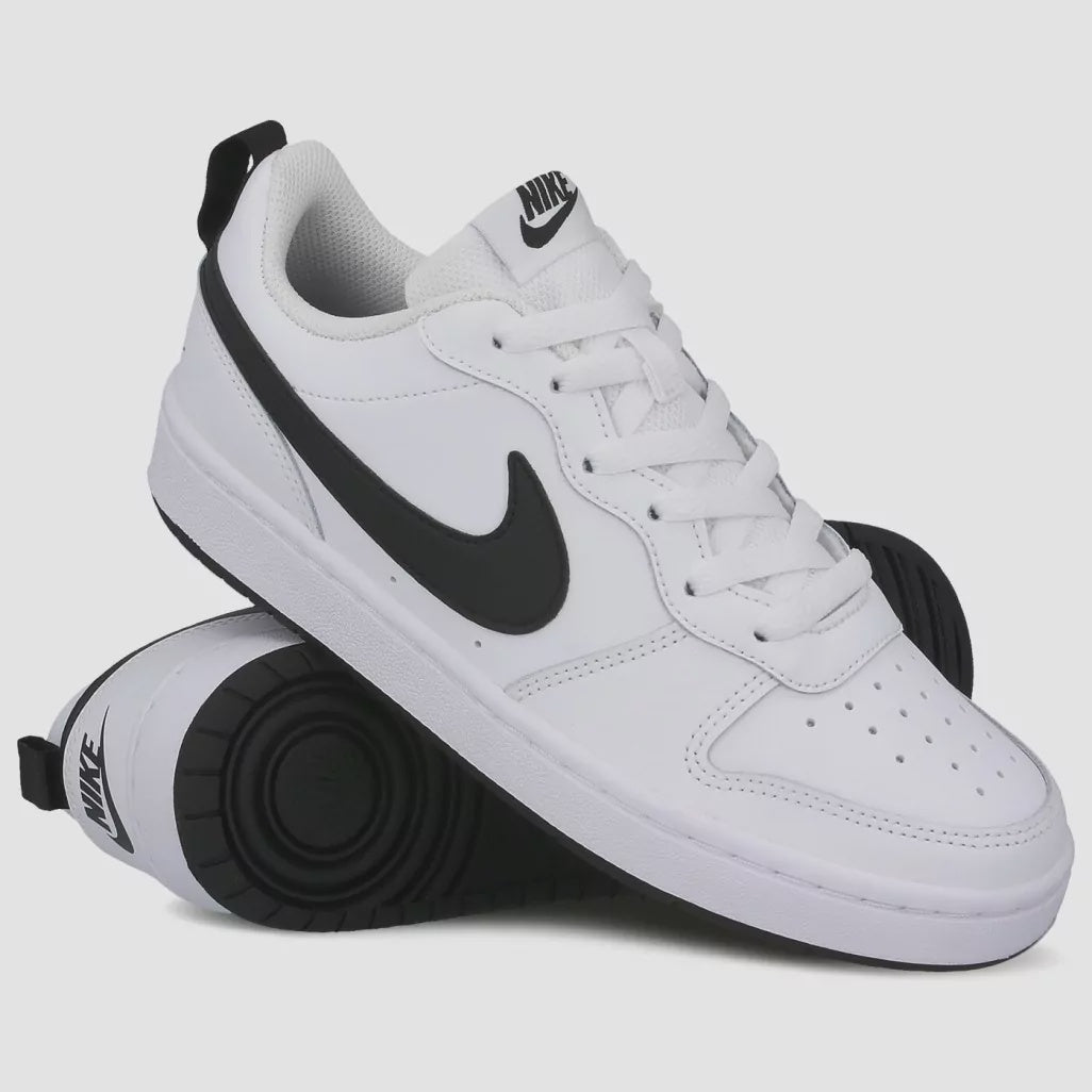N-L135 (Nike court borough low 2 white/black) 42294092 NIKE