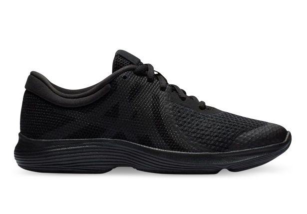 N-C102 (NIKE REVOLUTION 4 GS BLK/BLK) 11894348 - Otahuhu Shoes