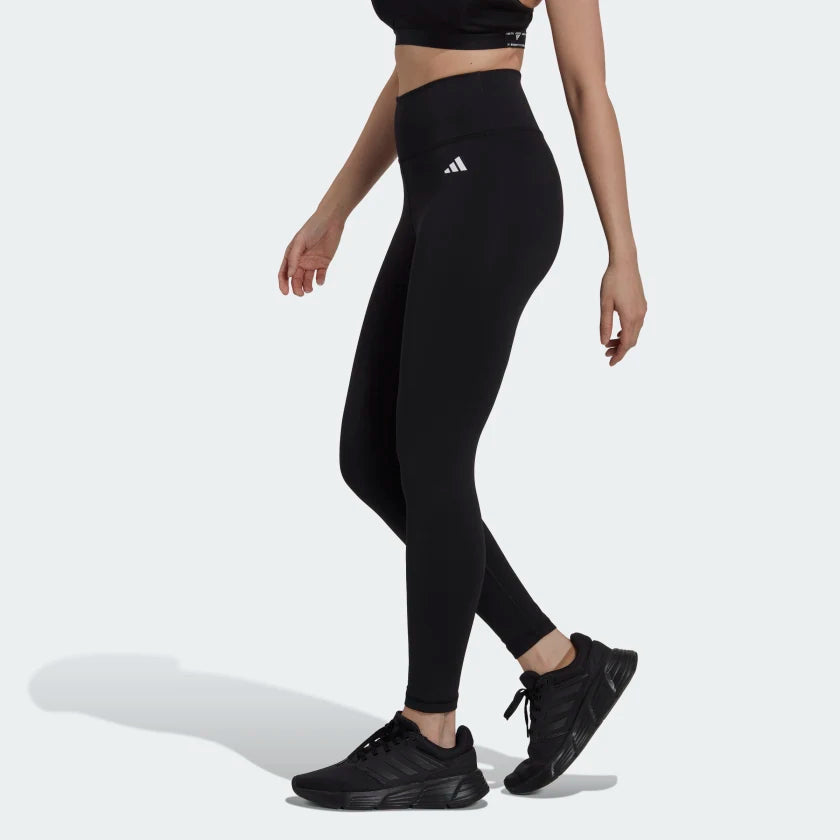 AA-G15 (Adidas training essentials high waisted 7/8 tights black/white) 72293585 ADIDAS