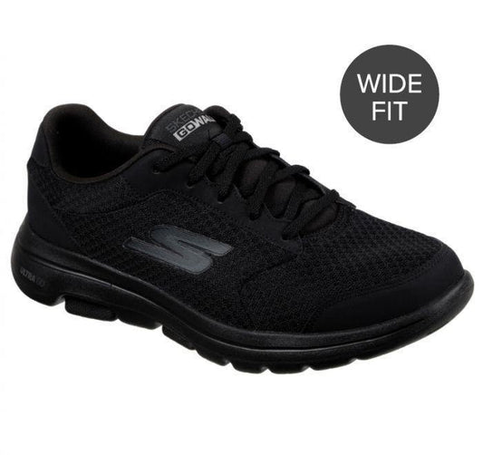 S-T8 (GO WALK 5 QUALIFY BLK/BLK) 81996207 - Otahuhu Shoes