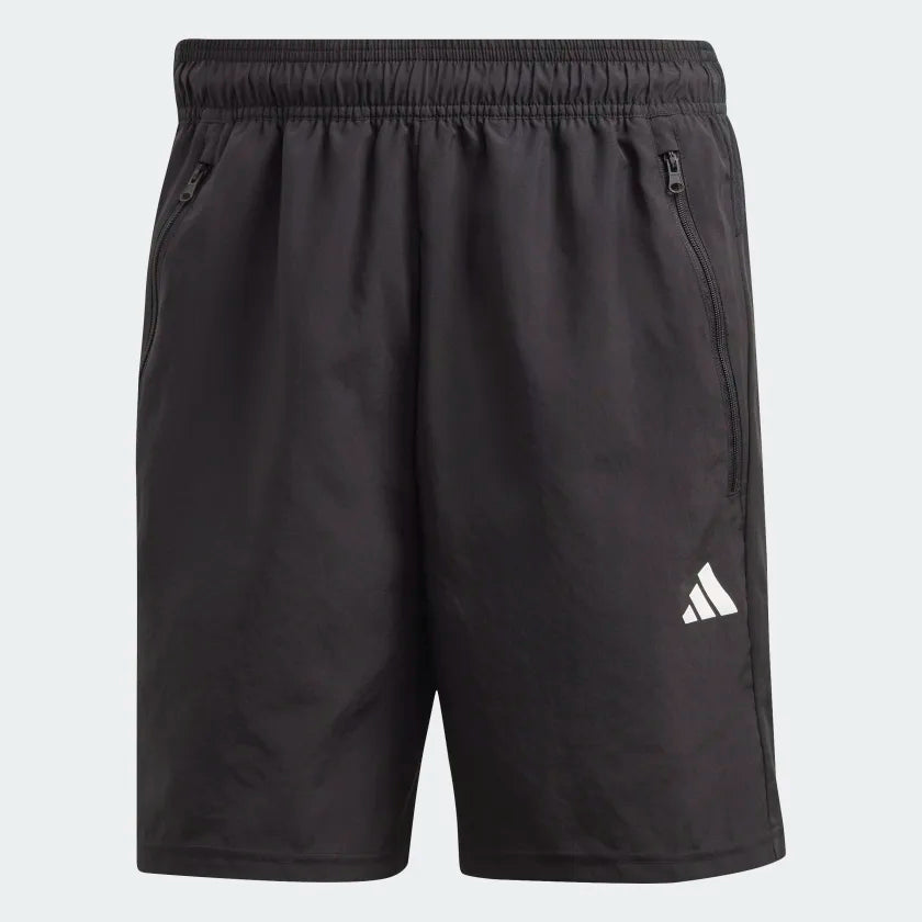 AA-V18 (Adidas mens train essentials woven training shorts black/white) 22392560 ADIDAS