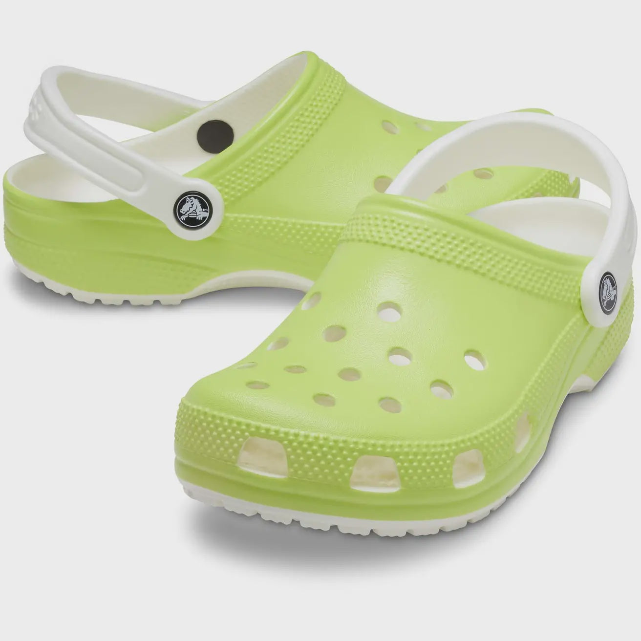 CR-S7 (Crocs classic glow in the dark clog limeade) 122394347