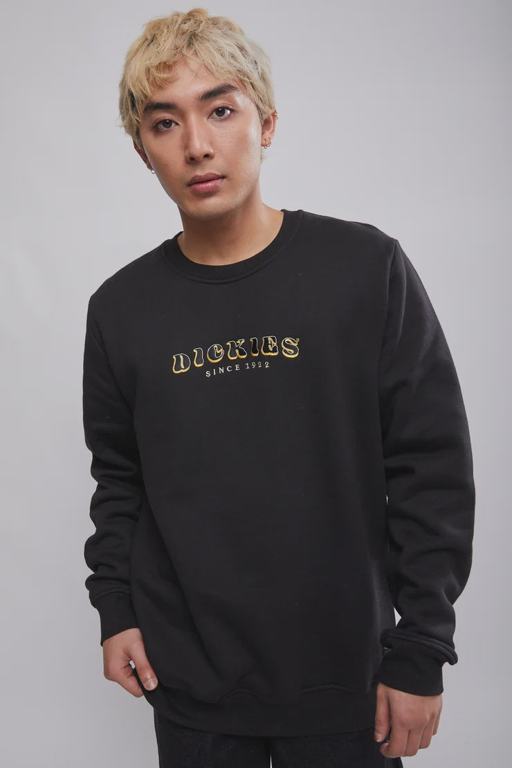 D-Q5 (Dickies cleaver crew neck sweater black) 52395215 DICKIES