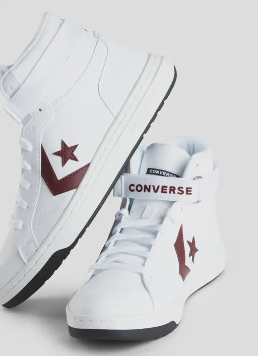 CT-N38 (Converse pro blaze V2 leather mid white/cherry daze) 32496100