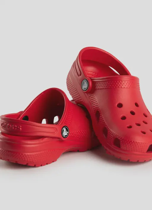 CR-K7 (Crocs classic clog kids varsity red) 102392826