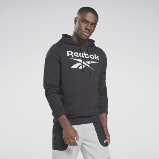 RA-U1 (Reebok identity french terry over the head big logo hoodie black) 42294605 REEBOK