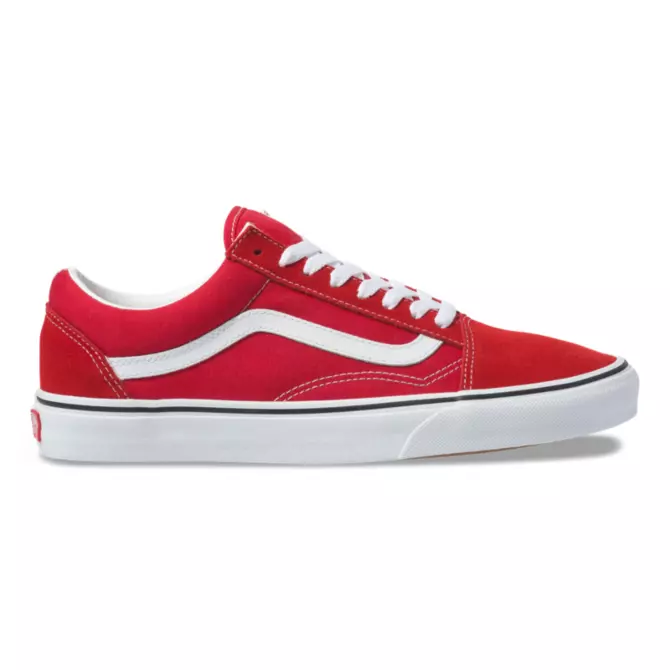 V-H12 (OLD SKOOL RCGN RED/TRU WHT) 111995763 - Otahuhu Shoes